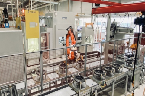 中科煜宸差速器殼體齒輪自動化激光焊接生產(chǎn)線助力汽車智能化、輕量化制造